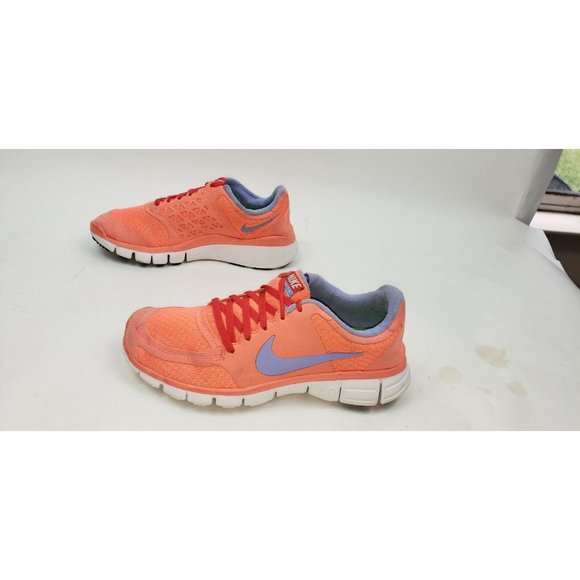 Nike Free 7.0 V2 Orange Low Top Lace Up Running Shoes Womens Size 7.5 - Picture 3 of 7